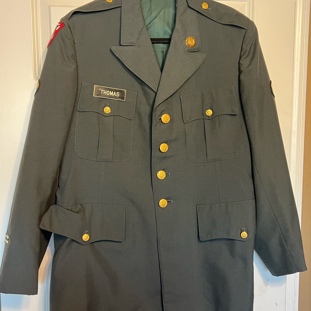 Men's Military Style Jacket - Gray